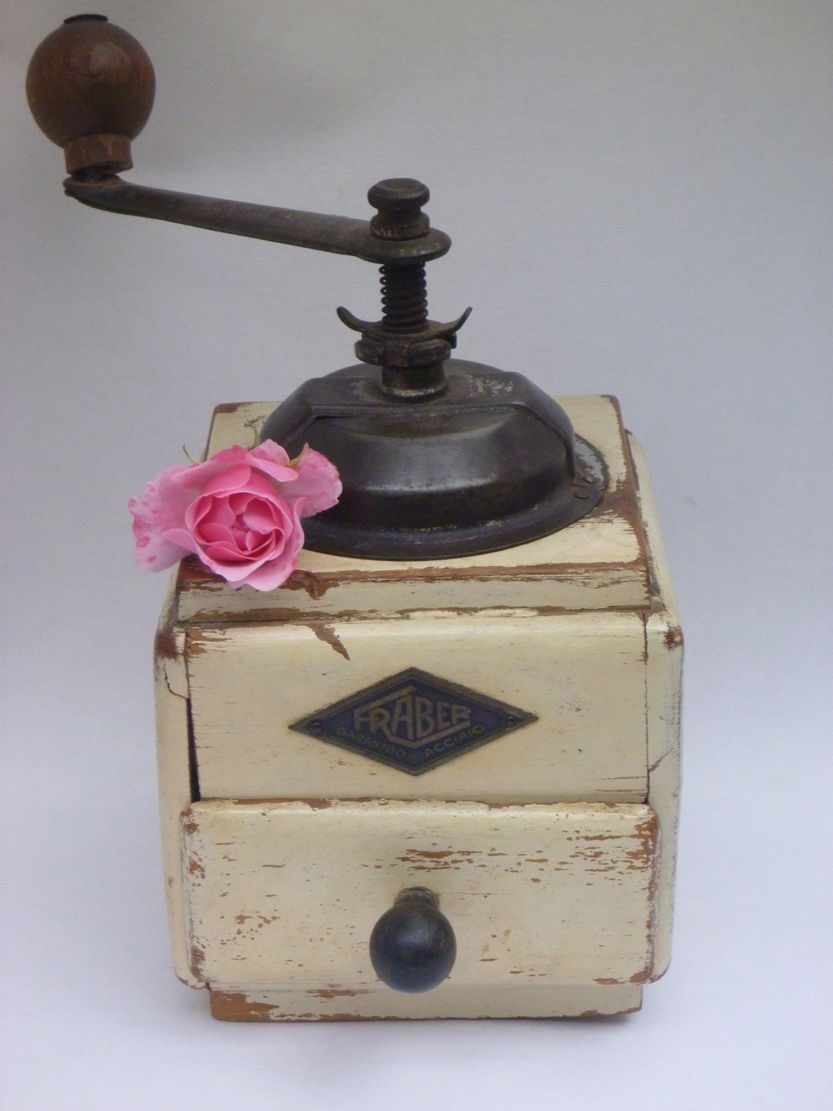 My grandmother’s wooden coffee grinder